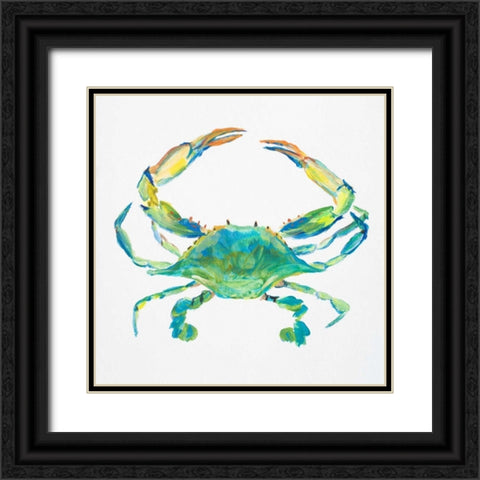 Sealife IV Black Ornate Wood Framed Art Print with Double Matting by DeRice, Julie