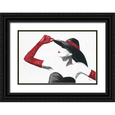 Women of Style II Black Ornate Wood Framed Art Print with Double Matting by Urban Pearl Collection, Llc