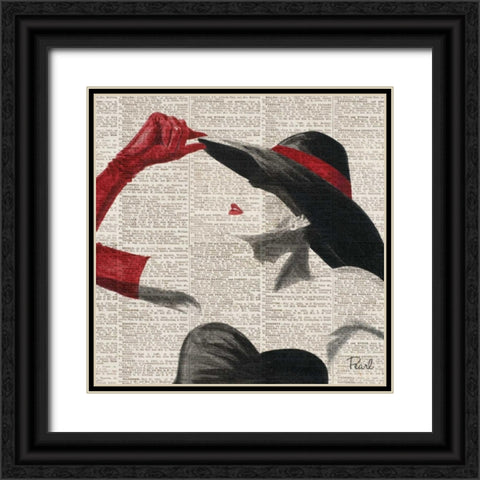 Women of Style Square II Black Ornate Wood Framed Art Print with Double Matting by Urban Pearl Collection, Llc
