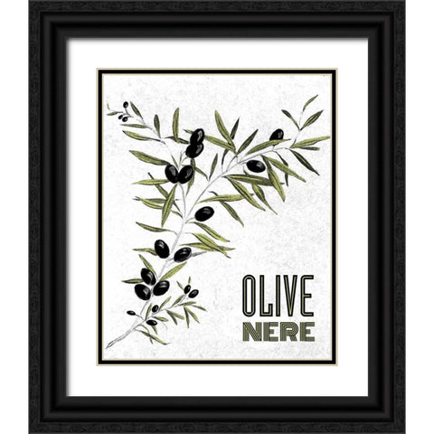 Olive Nere Black Ornate Wood Framed Art Print with Double Matting by Baliko, Linda