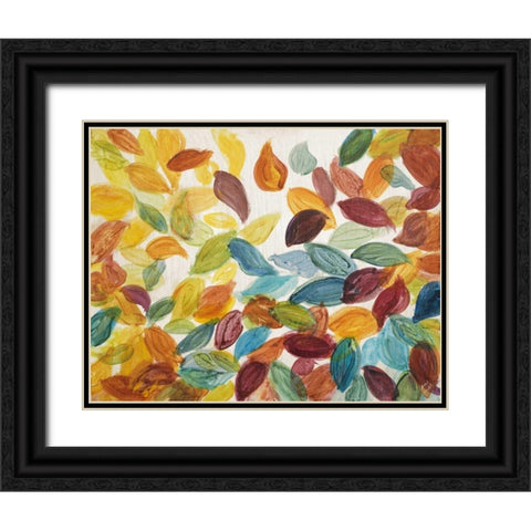 Bursting Autumn Black Ornate Wood Framed Art Print with Double Matting by Loreth, Lanie