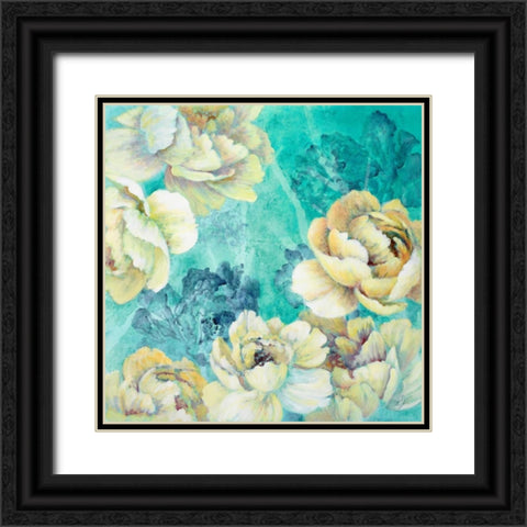 Floral Chic Black Ornate Wood Framed Art Print with Double Matting by Loreth, Lanie