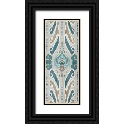 A Touch of Flourish I Black Ornate Wood Framed Art Print with Double Matting by Pinto, Patricia