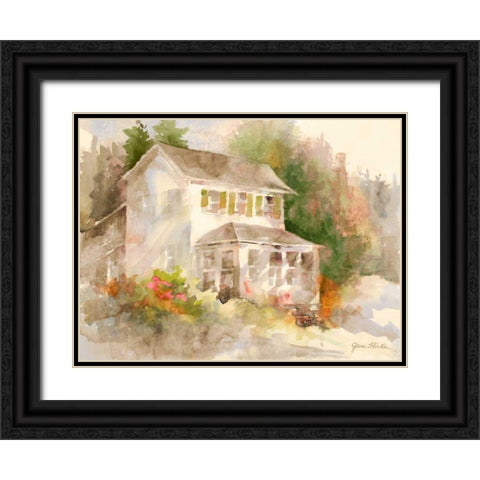 Summer Home II Black Ornate Wood Framed Art Print with Double Matting by Slivka, Jane