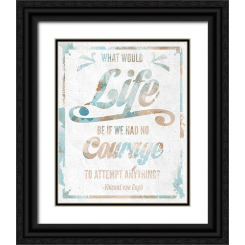 Never Fail II Black Ornate Wood Framed Art Print with Double Matting by SD Graphics Studio