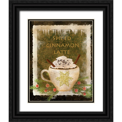 Spiced Cinnamon Latte Black Ornate Wood Framed Art Print with Double Matting by Albert, Beth