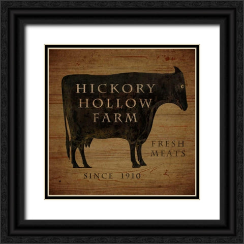 Hickory Hollow Farm Black Ornate Wood Framed Art Print with Double Matting by Albert, Beth