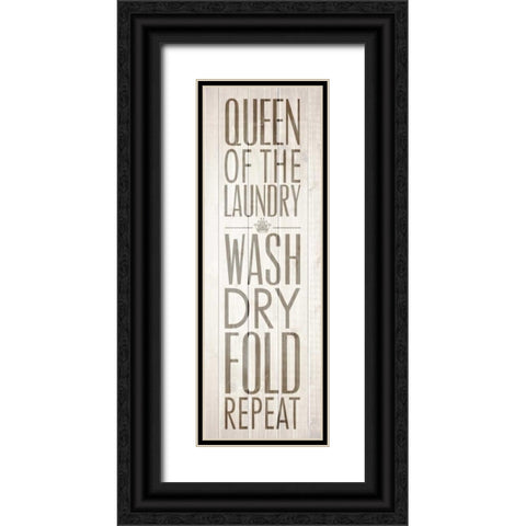 Queen of the Laundry IV Black Ornate Wood Framed Art Print with Double Matting by Drotz, Dallas