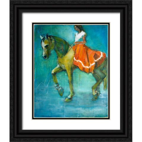 July Fourth Black Ornate Wood Framed Art Print with Double Matting by Hoffman, Kate