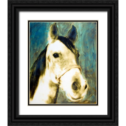 Portrait of Tony Black Ornate Wood Framed Art Print with Double Matting by Hoffman, Kate