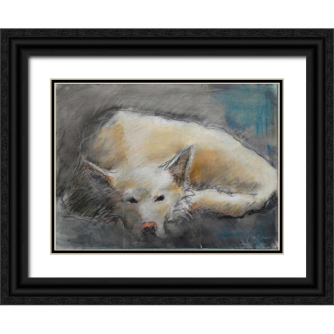 Missy Black Ornate Wood Framed Art Print with Double Matting by Hoffman, Kate