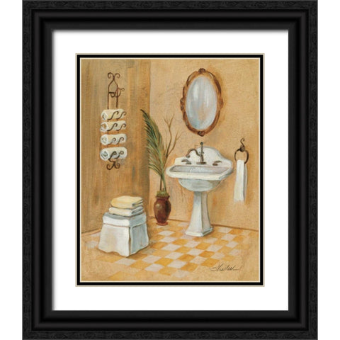 Light Bath II Black Ornate Wood Framed Art Print with Double Matting by Vassileva, Silvia