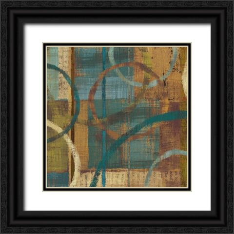 Tranquility I Black Ornate Wood Framed Art Print with Double Matting by Mullan, Michael