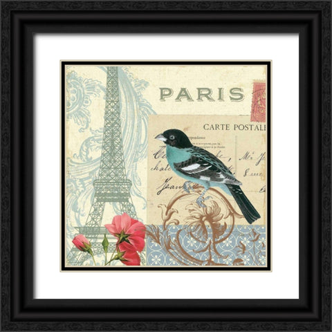 Memories I Black Ornate Wood Framed Art Print with Double Matting by Pelletier, Alain