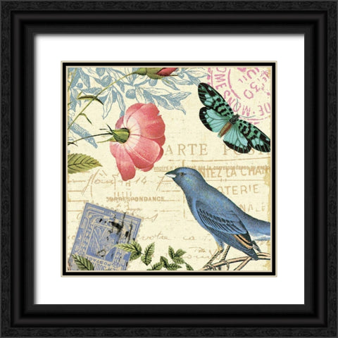 Memories IV Black Ornate Wood Framed Art Print with Double Matting by Pelletier, Alain