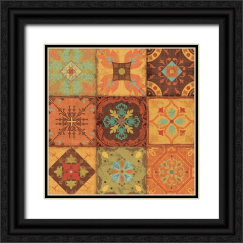 From India II Black Ornate Wood Framed Art Print with Double Matting by Pela Studio