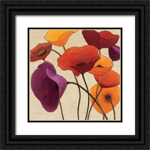 Up One Black Ornate Wood Framed Art Print with Double Matting by Novak, Shirley