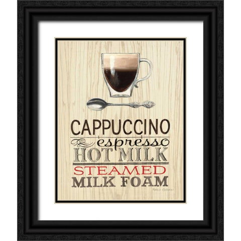 Cappucino Black Ornate Wood Framed Art Print with Double Matting by Fabiano, Marco