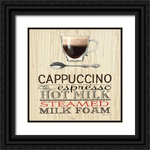 Cappucino Black Ornate Wood Framed Art Print with Double Matting by Fabiano, Marco