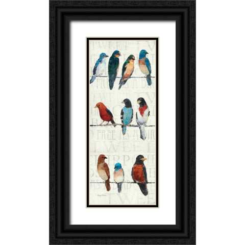 The Usual Suspects Panel I Black Ornate Wood Framed Art Print with Double Matting by Tillmon, Avery