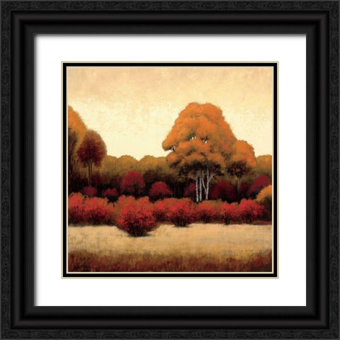 Autumn Forest I Black Ornate Wood Framed Art Print with Double Matting by Wiens, James