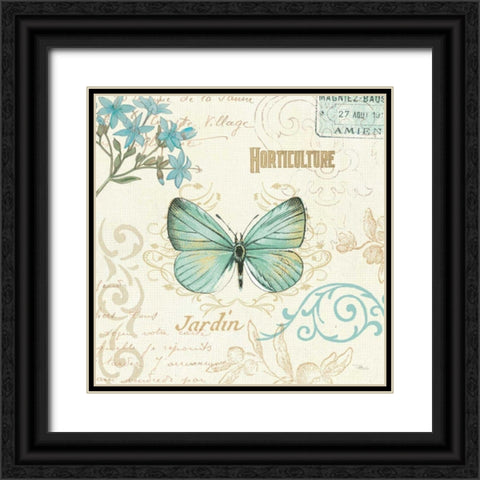 Natural Elegance II Black Ornate Wood Framed Art Print with Double Matting by Pela Studio