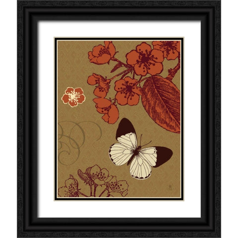 Orchard Travels Black Ornate Wood Framed Art Print with Double Matting by Studio Mousseau