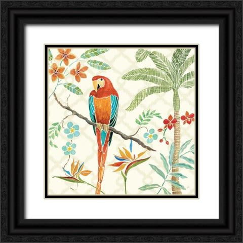 Tropical Paradise II Black Ornate Wood Framed Art Print with Double Matting by Brissonnet, Daphne