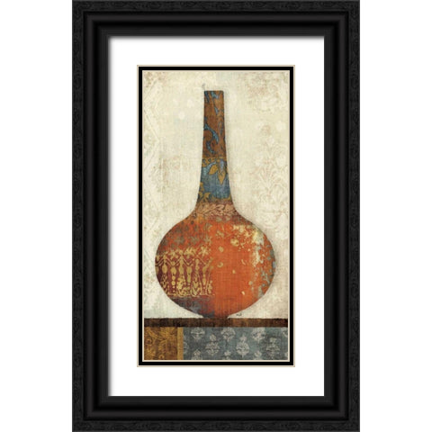 Indian Vessels I Black Ornate Wood Framed Art Print with Double Matting by Hershey, Moira