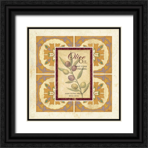 Oliva III Black Ornate Wood Framed Art Print with Double Matting by Charron, Veronique