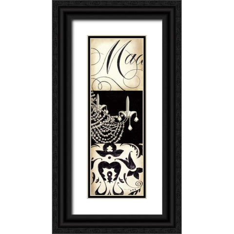 Fifth and Madison IV Black Ornate Wood Framed Art Print with Double Matting by Fabiano, Marco