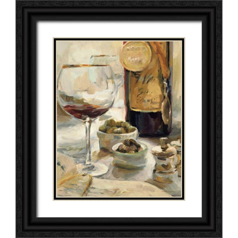 Award Winning Wine I Black Ornate Wood Framed Art Print with Double Matting by Hageman, Marilyn