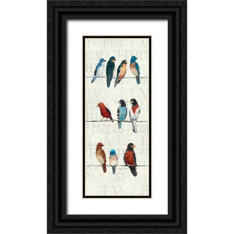 The Usual Suspects Panel I Black Ornate Wood Framed Art Print with Double Matting by Tillmon, Avery