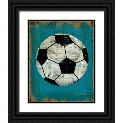 Ball IV Black Ornate Wood Framed Art Print with Double Matting by Mullan, Michael