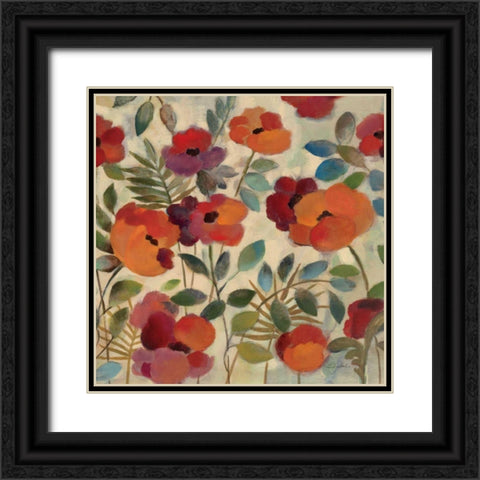 Garden in August Black Ornate Wood Framed Art Print with Double Matting by Vassileva, Silvia