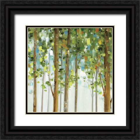 Forest Study II Black Ornate Wood Framed Art Print with Double Matting by Audit, Lisa