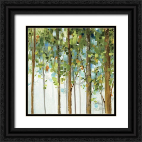 Forest Study III Black Ornate Wood Framed Art Print with Double Matting by Audit, Lisa