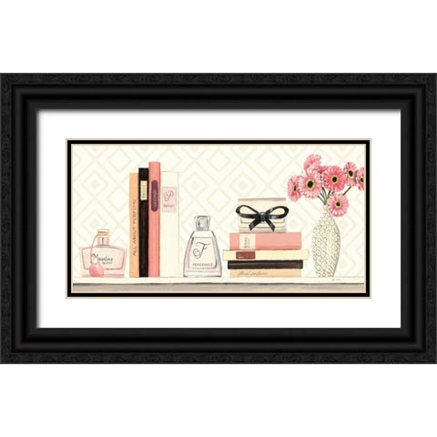 Parfum Chic II Black Ornate Wood Framed Art Print with Double Matting by Fabiano, Marco