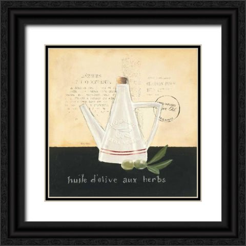 Huile d Olive IV Black Ornate Wood Framed Art Print with Double Matting by Adams, Emily