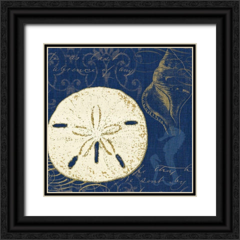 Coastal Moonlight III Black Ornate Wood Framed Art Print with Double Matting by Pela Studio