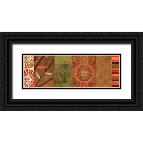 Abstract Nature V Black Ornate Wood Framed Art Print with Double Matting by Charron, Veronique