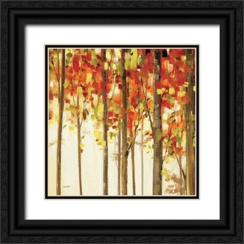 Autumn Forest Study II Black Ornate Wood Framed Art Print with Double Matting by Audit, Lisa