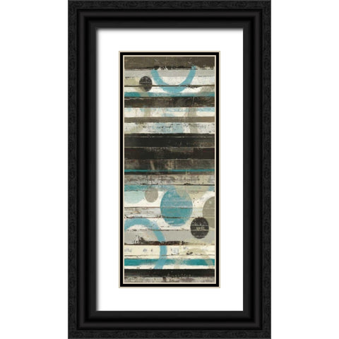 Blue Zephyr I Black Ornate Wood Framed Art Print with Double Matting by Schick, Mike