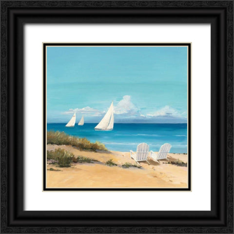 Setting Sail Black Ornate Wood Framed Art Print with Double Matting by Tillmon, Avery