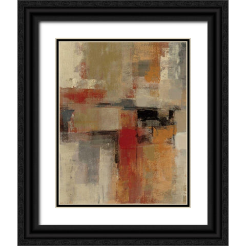 Intersection Crop I Black Ornate Wood Framed Art Print with Double Matting by Vassileva, Silvia