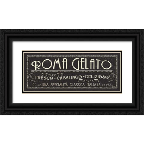 Lunchtime IV Black Ornate Wood Framed Art Print with Double Matting by Pela Studio