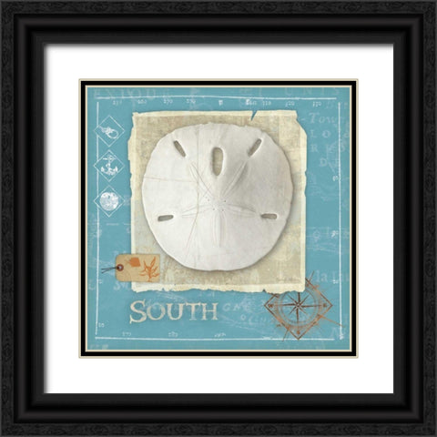 Points West Black Ornate Wood Framed Art Print with Double Matting by Aldrich, Belinda