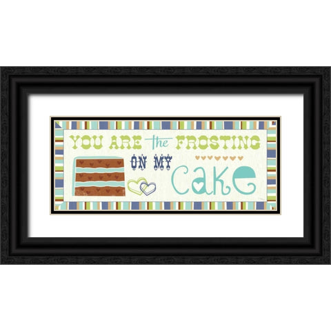 Luv 2 Bake IV Black Ornate Wood Framed Art Print with Double Matting by Pela Studio