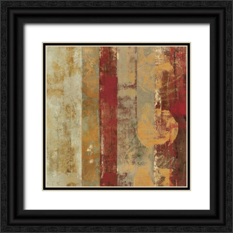 Caribbean Sunrise Square II Black Ornate Wood Framed Art Print with Double Matting by Silva, Roque