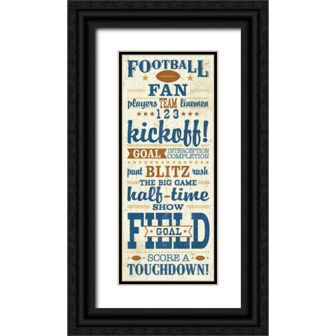 Sport Lover I Brown Black Ornate Wood Framed Art Print with Double Matting by Pela Studio